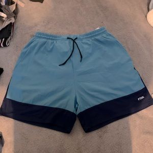 Fit 2 Run blue shorts
